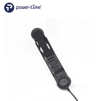 Casque de communication à conduction osseuse Power Time Skull Bone pour pompiers avec PTT étanche pour radios bidirectionnelles Kenwood