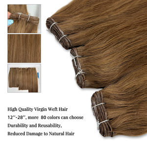 K.SWIGS Meilleures ventes Mèches de cheveux vierges Remy à reflets bruns et blonds - 100g Double trame machine Emballage personnalisable - Product Image 5