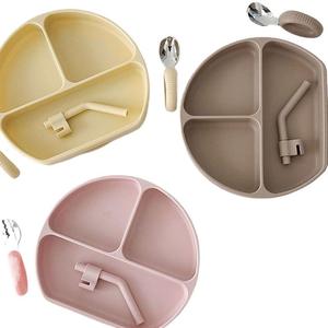 July Moly Assiette en silicone divisée pour bébé avec ventouse pour l'alimentation des bébés de 0 à 12 mois - Product Image 3