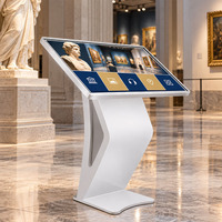 Kiosque tactile horizontal 43 pouces 4K, table tactile interactive Android Windows WiFi pour centre commercial