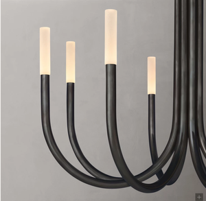 Lámpara <span class=keywords><strong>de</strong></span> Araña Minimalista con Gancho Curvo y Diseño <span class=keywords><strong>de</strong></span> Anzuelo <span class=keywords><strong>de</strong></span> Pescado, para Comedor o Sala <span class=keywords><strong>de</strong></span> Estar, Modelo <span class=keywords><strong>Rousseau</strong></span> Redonda 38 - Product Image 4