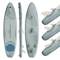 Planche de SUP gonflable ITAOSTAR 11'x33"x6" pour lacs et rivières, pêche, yoga et activités familiales, capacité de 410 lb, unisexe