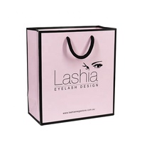 Petit sac à provisions en papier personnalisé de haute qualité et de luxe avec votre propre logo, vente en gros de cadeaux personnalisés