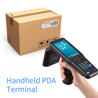 Clavier complet 4 pouces Android PDA NFC Reader CPU Data Terminal 1D/2D QR Code Barcode Scanner Handheld Android 10/12 Operating