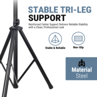 [Stock CN] Support de Haut-Parleur Professionnel en Métal Accuracy Stands SPS003SL-P