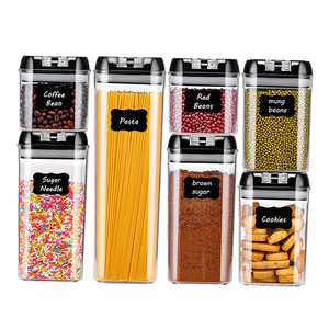 Stackable Airtight Kitchen Cereal Storage Containers Storage food storage container set for Dry Food