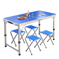 Table pliante portable pour l'extérieur, mobilier de banquet, restauration, barbecue, camping, pique-nique, blanche, rectangulaire, moderne, 1 pièce, 6 pieds
