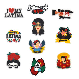 Popular <span class=keywords><strong>belleza</strong></span> <span class=keywords><strong>latina</strong></span> Zueco zapato encantos apasionado <span class=keywords><strong>Latina</strong></span> I Love <span class=keywords><strong>Latina</strong></span> Zueco encantos ajuste adultos encanto para Zueco - Product Image 2