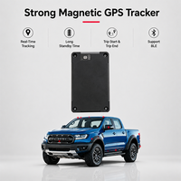 Pelacak GPS Aset Tahan Air 4G BLE Magnetik dengan Alarm Jatuh, Geofence, dan Unit Pelacakan Daya Tahan Lama