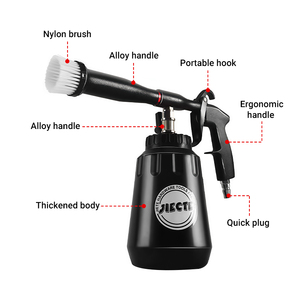 Pistola per la pulizia del Tornado, pistola per la pulizia dell'auto Turbo ad alta pressione pulita e asciutta all'aria con una forte raffica d'aria e interni universali - Product Image 5
