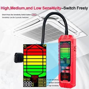 Detector de Fugas de Halógeno ZLLJMETER ZL78A, Detector de <span class=keywords><strong>Gas</strong></span> Refrigerante para Aire Acondicionado de Automóvil y Refrigerador, Recargable por USB, Muestreo por Difusión - Product Image 2