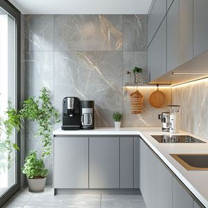 China Customized Modern <b>Kitchen</b> Cabinets Home <b>Furniture</b> in Wood Manufactured by <b>Kitchen</b> Cabinet Manufacturer - Product Image 6