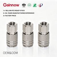 Raccord pneumatique à déconnexion rapide Gainnow 1/2 3/8 1/4 pouce NPT filetage femelle en laiton pour tuyau d'air