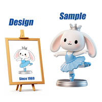 Figura de acción de gato de dibujos animados de PVC/vinilo de 6cm, 8cm, 10cm, personalizada de fábrica Shengye, modelo de resina plástica, juguete de regalo en caja misteriosa