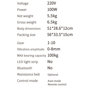 Plateforme de vibration corporelle entière EIGFOH à haute efficacité TR-08-2-2 pour brûler les calories et raffermir la peau efficacement - Product Image 6