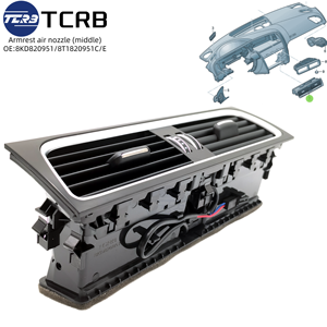 TCRB condizionatore d'aria sfiato 8 kd820951 8 kd820951a Console centro griglia centrale cruscotto feritina aria presa d'aria 8 t1820951b per Audi A4 A5 - Product Image 5