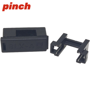 Portafusibles tipo A Blx de 5x20 mm, tipo abierto, negro, montaje a través de orificio para protección de circuitos eléctricos - Product Image 2