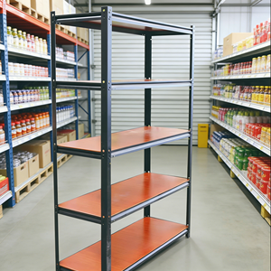Estante de Almacenamiento de Metal, Sistema de Estanterías sin Tornillos, Estantes Pequeños Industriales de Acero Ce HT para Accesorios Móviles en Mesa - Product Image 1