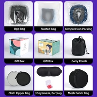 Oreiller de voyage ergonomique en mousse à mémoire de forme en U avec logo personnalisé OEM/ODM, housse amovible, pour voiture et avion