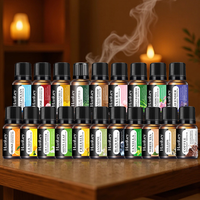Huile Essentielle Végétale Naturelle Multi-Usages OEM, Parfum Lavande Gingembre Arbre à Thé Menthe Romarin Rose, Huile d'Aromathérapie Pure