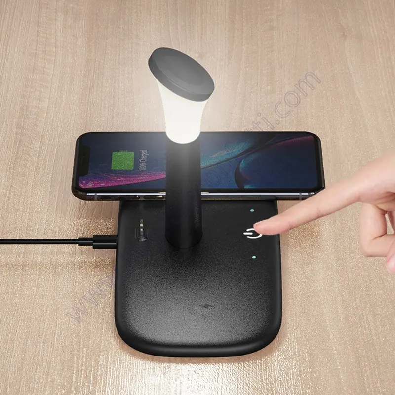 Table Lamp Pad Universal 10w Fast Qi Popsocket New Suction 15w Phone Holder With Automatic Clamping Desk Wireless Charger