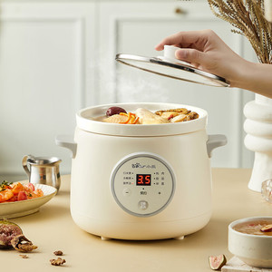 Olla de Cocción Lenta Eléctrica Little Bear de 1.5L, Multifuncional, para Sopa y Papillas, Olla Automática para el Hogar - Product Image 1