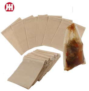 Sachet en papier biodégradable en pâte de bois avec infuseur à thé, cordon de serrage robuste, sûr et efficace pour le thé en vrac et le café - Product Image 1