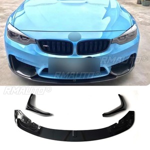 <b>Car</b> Front Bumper Lip <b>Diffuser</b> Spoiler Glossy Black Modification Part <b>For</b> BMW M4 F32 F33 F36 2013-2019 <b>Car</b> Accessories - Product Image 1
