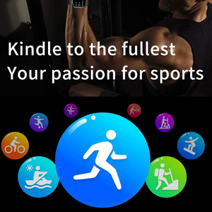 IP68 Waterdichte Sport Fitness Tracker Smartwatch TK23 Antwoordoproepfunctie Android IOS compatibel IPS Display NFC-bediening - Product Image 4