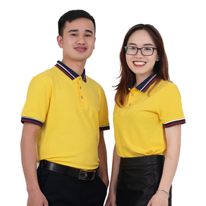 Uniforme Informal Amarillo OEM para Camiseta para Hombre y Mujer, Tejido de Punto, Diseño Comprimido, Cómodo y Transpirable - Product Image 2
