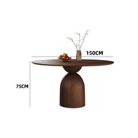 Table à manger en ardoise de bambou massif, meubles de maison, style mi-siècle, table à manger rectangulaire simple, ensemble de chaises design
