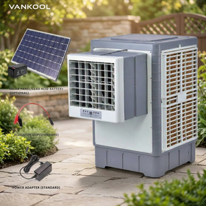 Climatiseur solaire mural industriel, évaporateur, ventilateur de refroidissement mural, refroidisseur d'air mural, climatisation solaire murale - Product Image 1