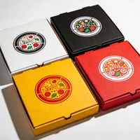 Vente Flash : Boîtes à Pizza en Carton Ondulé Épaissi Personnalisées avec Impression Couleur et Logo du Fournisseur