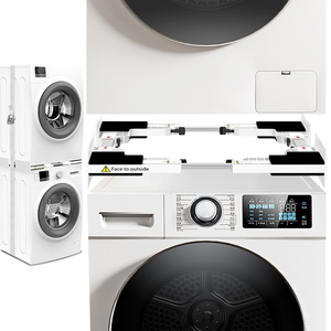 Nueva llegada Kit de apilamiento para lavadora y secadora Muebles de acero Lavadora Kit de apilamiento Ajustable para lavadora y secadora - Product Image 1