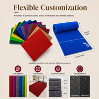 Tapis en PVC anti-humidité, antidérapant, facile à nettoyer pour cuisine et salle à manger, fabriqué à la machine, durable, logo personnalisé, vente en gros, moderne