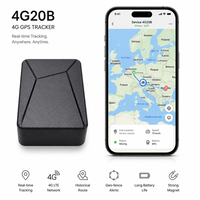 Perangkat Pelacak GPS Mobil Anti Maling Tahan Air dengan Baterai 3000mAh, Smart Wireless 4G LTE, BDS, GLONASS, WiFi, LBS, dan Pelacakan Posisi Real Time