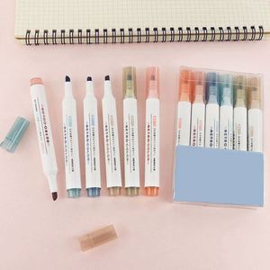 Yiwu Double Tip <b>Color</b> Sketch <b>Pen</b> Highlighter Marker Supplies for Art School Supplie - Product Image 3