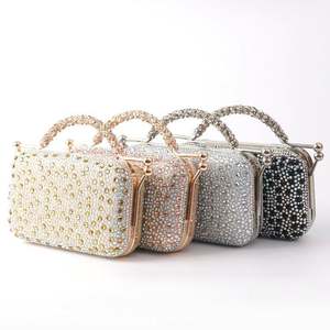 Kadınlar için Debriyaj Çanta Gece Çantası Düğün ve Parti için Yapay Elmas Zincirli Balo Parıltılı Çanta - Product Image 5