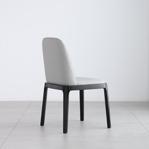 <b>Dining</b> <b>Chair</b> Upholstered Modern Minimalist Style For Home Restaurant Use Gray Orange Coffee Color Options - Product Image 4