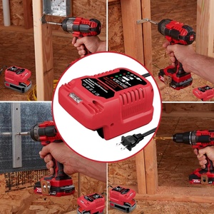 Mini <span class=keywords><strong>chargeur</strong></span> <span class=keywords><strong>rapide</strong></span> de remplacement pour batterie Bauer 20V, compatible avec les batteries d'outils électriques Bauer 20 Volt Max 1702C-B Series - Product Image 6