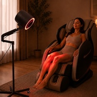 Nouveau modèle 2032, Aspirateur de poussière pour ongles de qualité professionnelle 200W, extracteur pour pédicure et spa des pieds avec traitement par lumière rouge et support sur roulettes