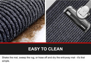 Graceline-alfombrilla para puerta de interior y exterior, accesorio de agarre a rayas, duradero, con respaldo de PVC, personalizado, buen precio - Product Image 2