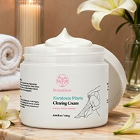 Crème de Soin Corporel Réparatrice pour Peau Rugueuse et Bosselée, Traitement de la Kératose Pilaire et des Jambes de Fraise, Lissage et Rénovation Cutanée