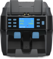 Compteur de billets à deux compartiments SEMTOM ST-4000 de qualité bancaire à détection triple (IR/CIS/Magnétique) avec reconnaissance automatique des devises et des coupures mixtes