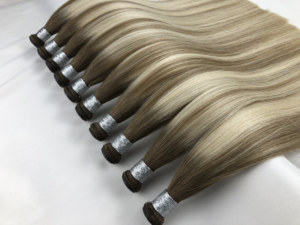 ผมต่อ Genius Weft แบบ Double Drawn สีดำ Butterscotch ดำเข้มแบบลอน Smart - Product Image 5