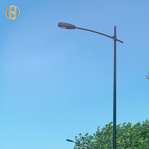 Poteau de <span class=keywords><strong>lampadaire</strong></span> solaire hexagonal galvanisé à chaud - Product Image 4