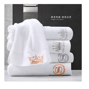 customised wholesale hand face washer towels square branded face terry towel cotton spa white face towel