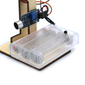 Kit de luz con control de sonido de madera, juguete educativo científico, modelo de ensamblaje DIY para niños de 7 a 9 años, operación manual, geométrico - Product Image 4