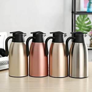 Termo de acero inoxidable color oro rosa/champán para café, regalo para amantes del café - Product Image 4