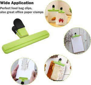 Clips Multifuncionales Ecológicos Vintage de 12 Colores para Bolsas de Alimentos, con Cierre Hermético de Plástico, para Cocina - Product Image 5